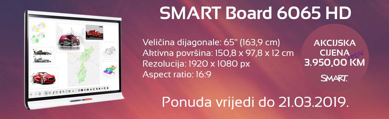 SMART Board 6065 HD - akcijska cijena!